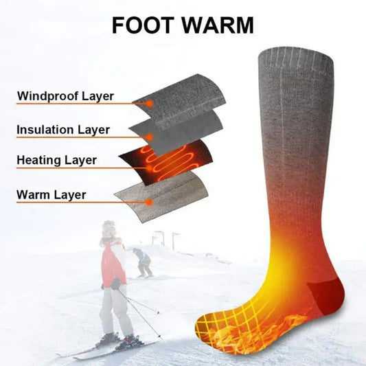 Vionna™ Electric Heated Socks – Anti-Cold Winter Sport Socks