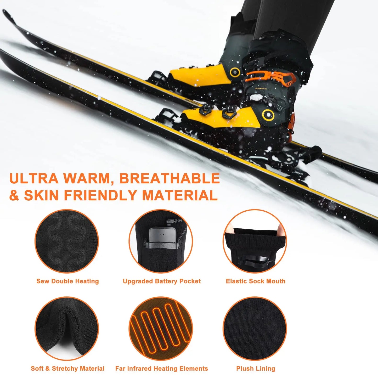 Vionna™ USB Rechargeable Heated Socks