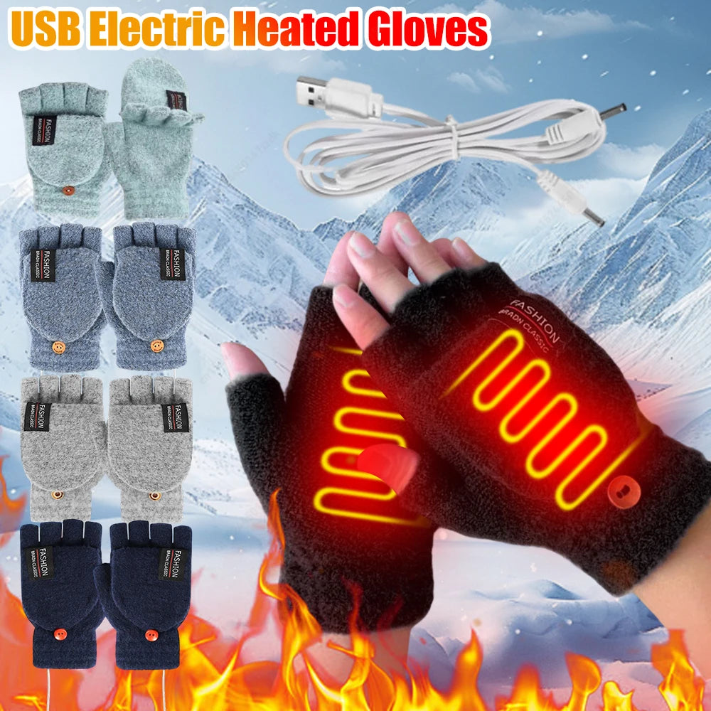 Electric Heated Gloves Hand Warmers